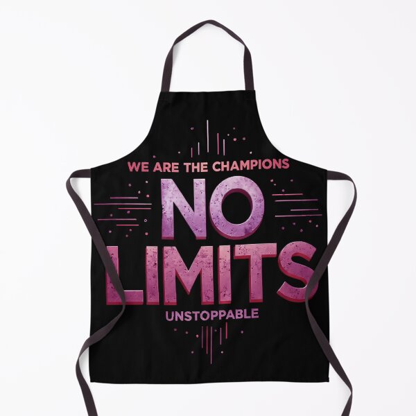 Item preview, We Are The Champions No Limits Unstoppable Sports Motivation Metallic Typography Art designed and sold by ARTCREATESHOP.