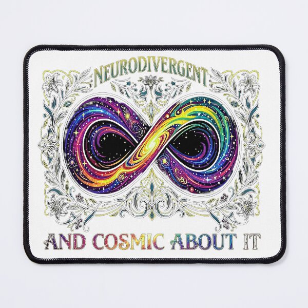 Item preview, Neurodivergent And Cosmic About It — Rainbow Galaxy Infinity designed and sold by PapamooreArt.