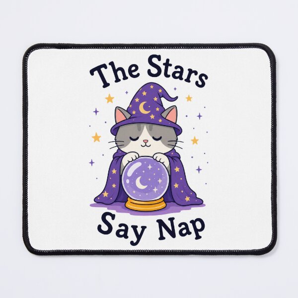 Item preview, The Stars Say Nap Cute Wizard Cat Astrology Gift designed and sold by INVITOARTE.