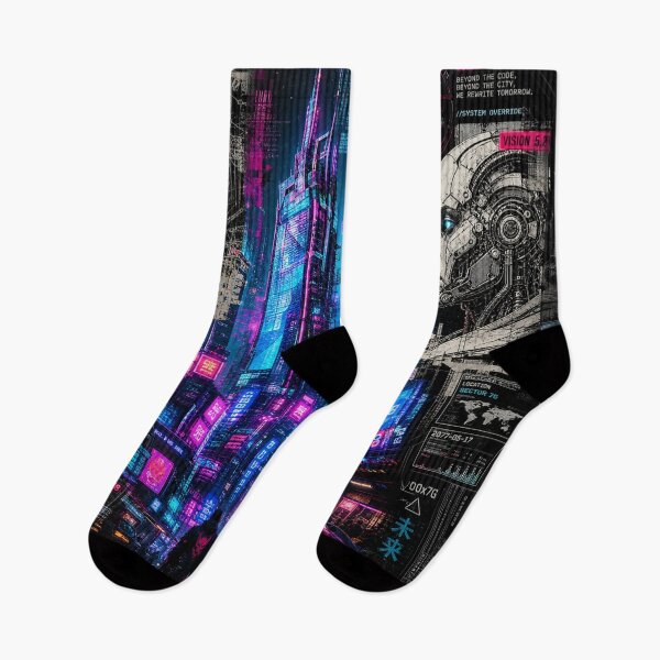 Artikelvorschau, Neon Dreams: Cyberpunk Metropolis entworfen und verkauft von DarVibe Designs.