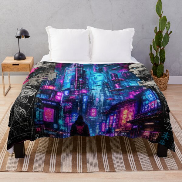 Item preview, Neon Dreams: Cyberpunk Metropolis designed and sold by DarVibe Designs.