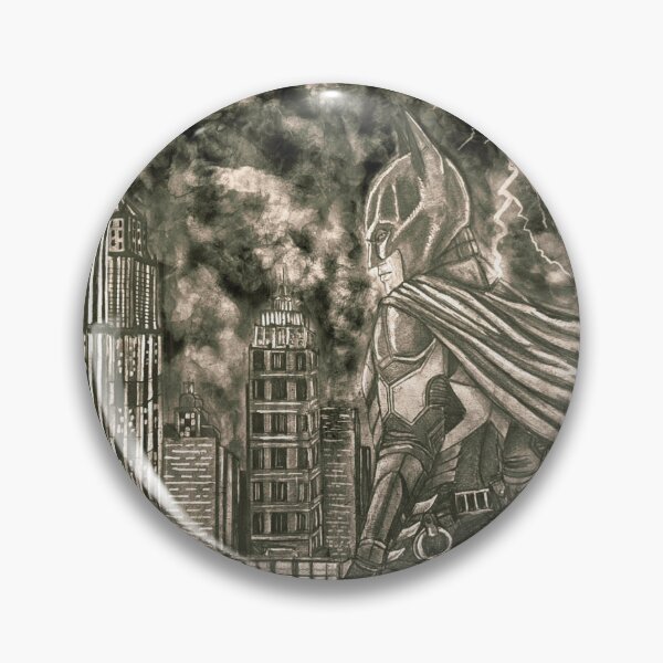 Item preview, Batman watching over Gotham designed and sold by ART-4LifeAlways.