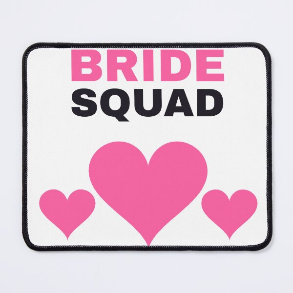 Item preview, Bride Squad Bachelorette Party Hearts Tee 004 designed and sold by Hauptsache Merch.