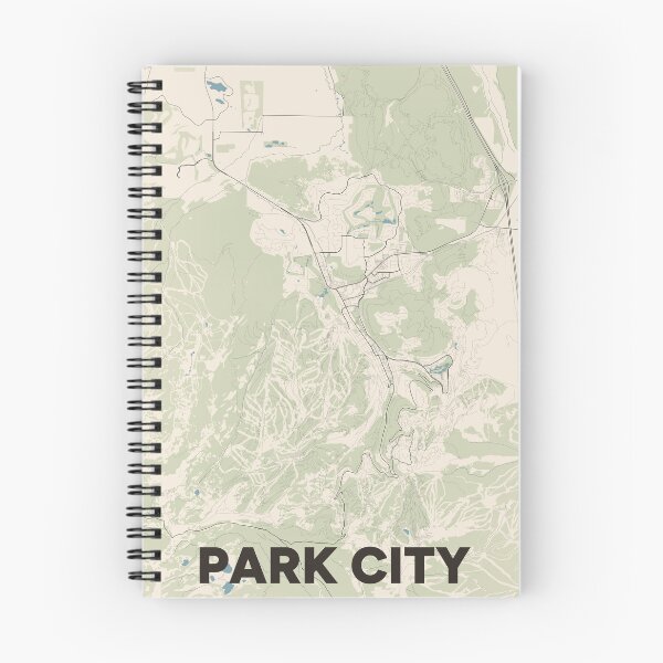 Item preview, Park City Map designed and sold by MapsNerd.