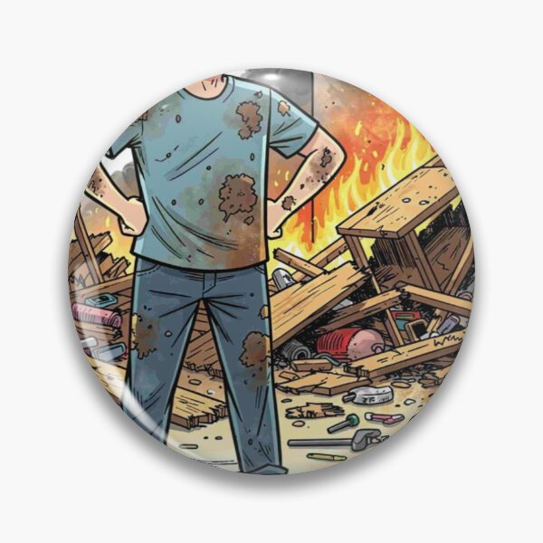Item preview, How Hard Can It Be - DIY Disaster Funny Quote Cartoon designed and sold by Petringo.
