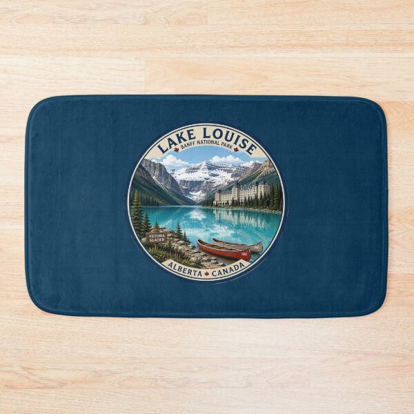Item preview, Lake Louise Banff National Park Sticker | Alberta Canada Mountain Badge designed and sold by Swanny's Custom T-shirt and Gift Designs.
