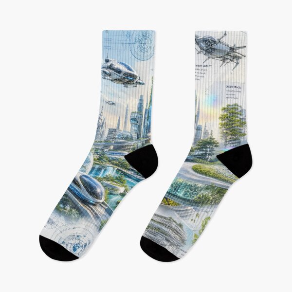 Item preview, Tomorrow's Vision: Sustainable City of the Future designed and sold by DarVibe Designs.