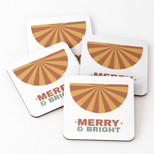 Item preview, Merry and Bright Retro Groovy Christmas Tee 007 designed and sold by Hauptsache Merch.