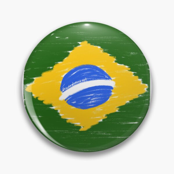 Item preview, Brasil flag crayon texture designed and sold by dudaoliveira.art.