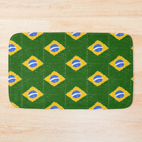 Item preview, Brasil flag crayon texture designed and sold by dudaoliveira.art.