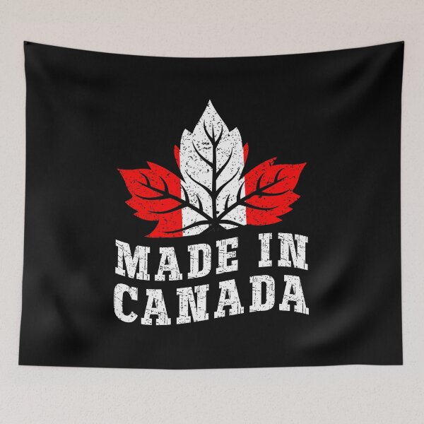 Item preview, Vintage Made in Canada Maple Leaf Retro Canadian Flag designed and sold by Dmetalx Art Apparel.