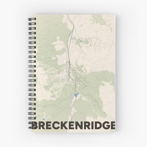 Item preview, Breckenridge Map designed and sold by MapsNerd.