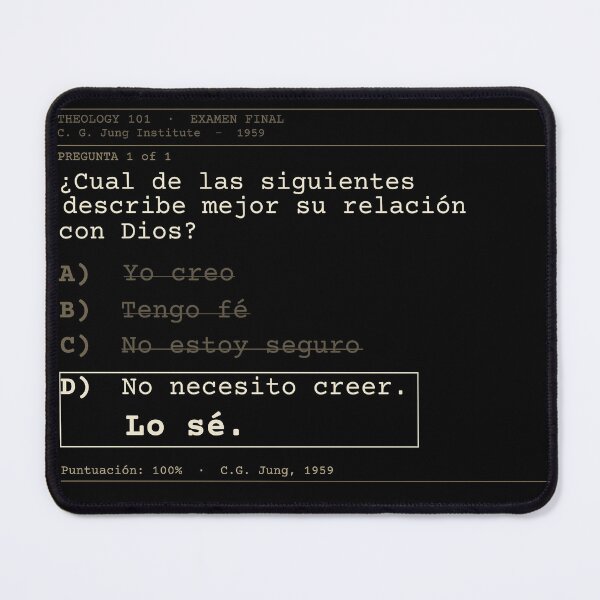 Item preview, Carl Jung "I Know" Quote designed and sold by Will-to-Power.