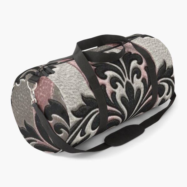 Item preview, Matte Pink & Silver Striped Damask designed and sold by DesignsByPrnces.