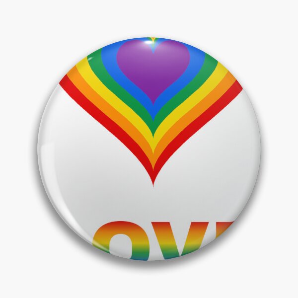 Item preview, Love Is Love Rainbow Pride Heart Tee 011 designed and sold by Hauptsache Merch.