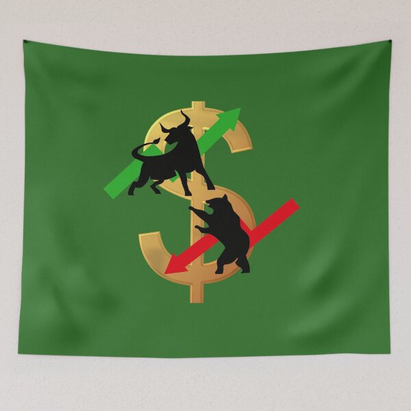 Item preview, Bull and Bear Market Symbol. designed and sold by LunaPrintCo.