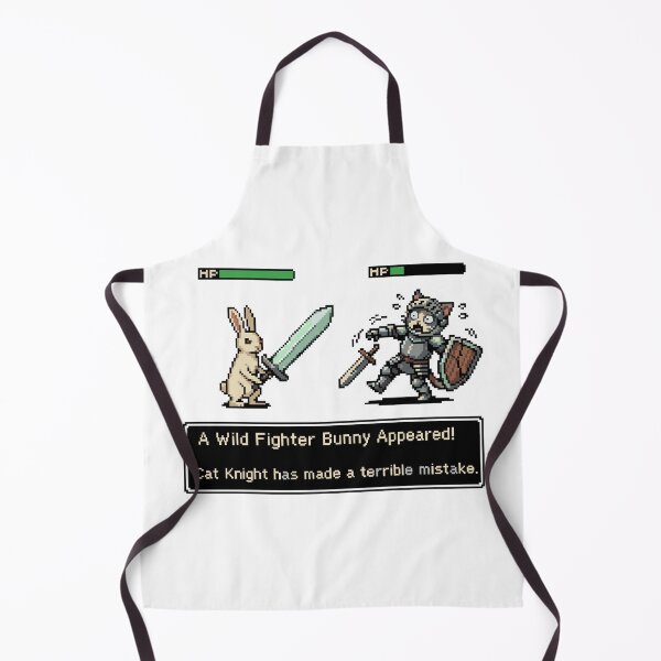 Item preview, A Wild Fighter Bunny Appears - Retro 16-Bit JRPG designed and sold by Sanistein.