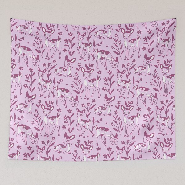 Item preview, Pink Deer Pattern designed and sold by Hxrtstrings.