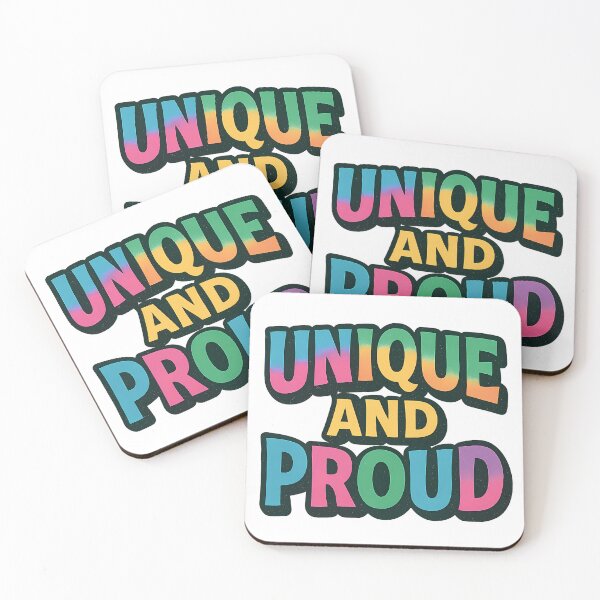 Item preview, Unique and Proud - Bold Vibrant Rainbow Queer Pride designed and sold by Haus Of Sin.