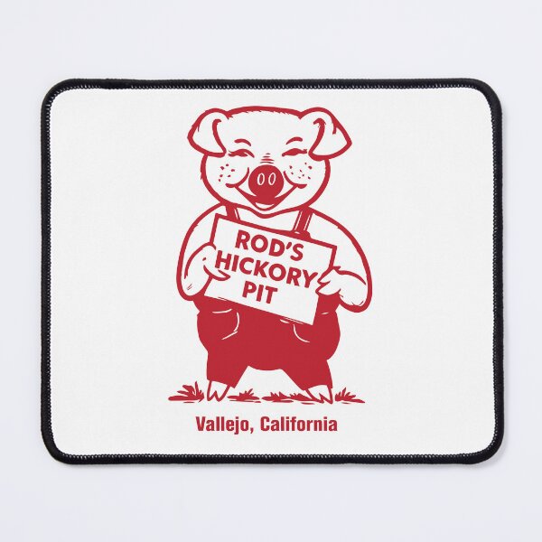 Item preview, Rod's Hickory Pit, Rods Hickory Pit, barbecue mascot Vallejo, Ca designed and sold by PIXEL POP DESIGNS - Beyond the Norm!.