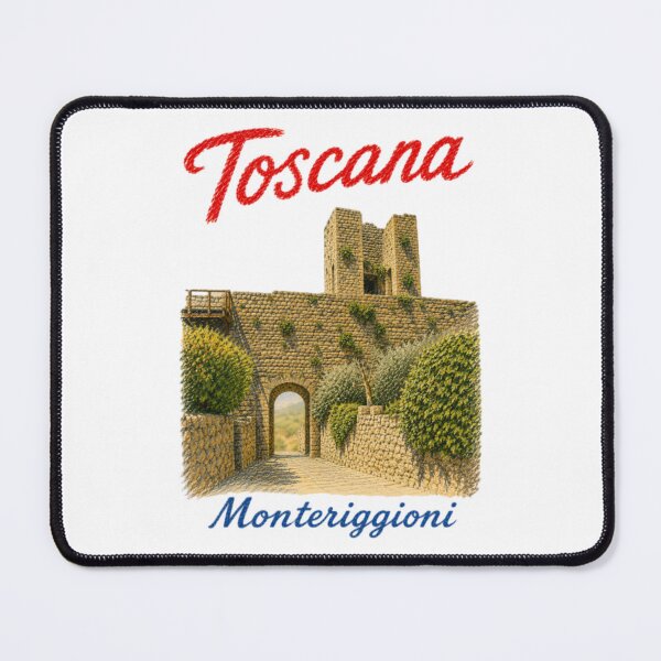 Item preview, Monteriggioni Tuscany Medieval Gate and Ramparts designed and sold by JOANNASKAH.