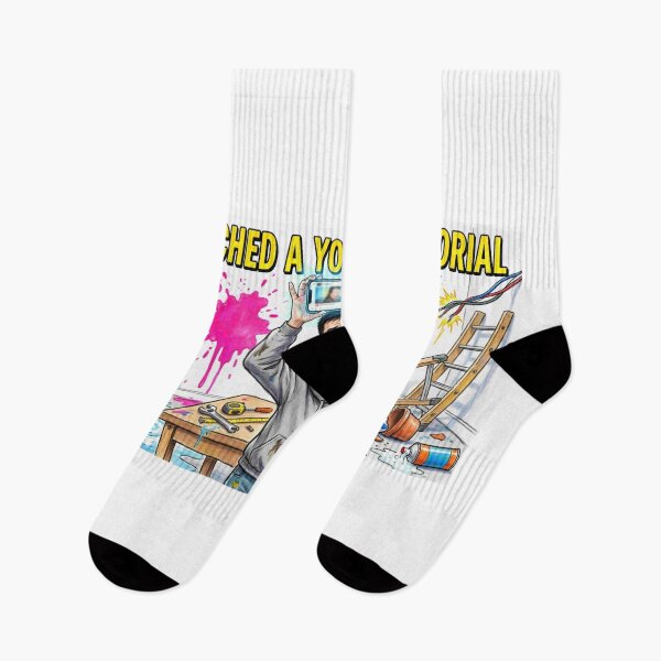 Item preview, I Watched a YouTube Tutorial - DIY Disaster Funny Quote Cartoon designed and sold by Petringo.