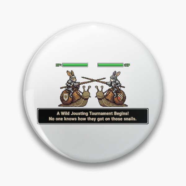 Item preview, The Snail Jousting Tournament - 16-Bit Medieval Manuscript Meme designed and sold by Sanistein.