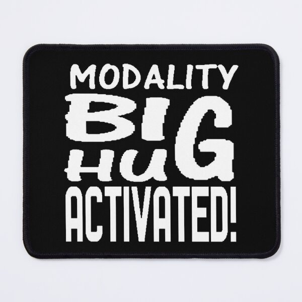 Item preview, Funny Motivational Quote B&W MODALITY BIG HUG ACTIVATED. designed and sold by Giulivo Store Graphic.