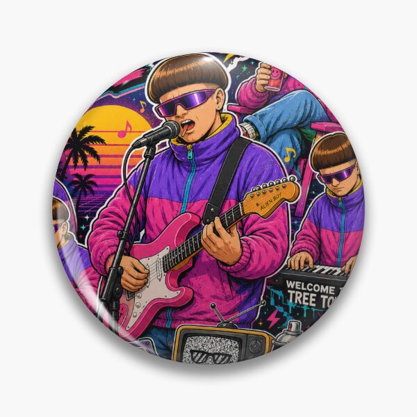 Item preview, Oliver Tree Retro Sticker EX4 designed and sold by ArtworkStratos.