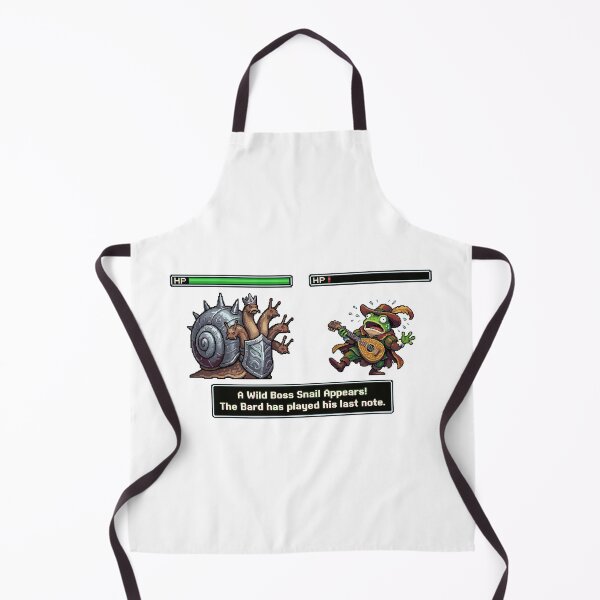 Item preview, The Bard Frog's Last Note - Retro RPG Final Boss Snail designed and sold by Sanistein.
