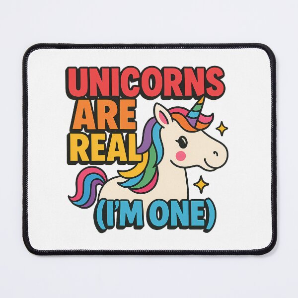 Item preview, Unicorns Are Real - Cute Rainbow Unicorn Queer Pride designed and sold by Haus Of Sin.