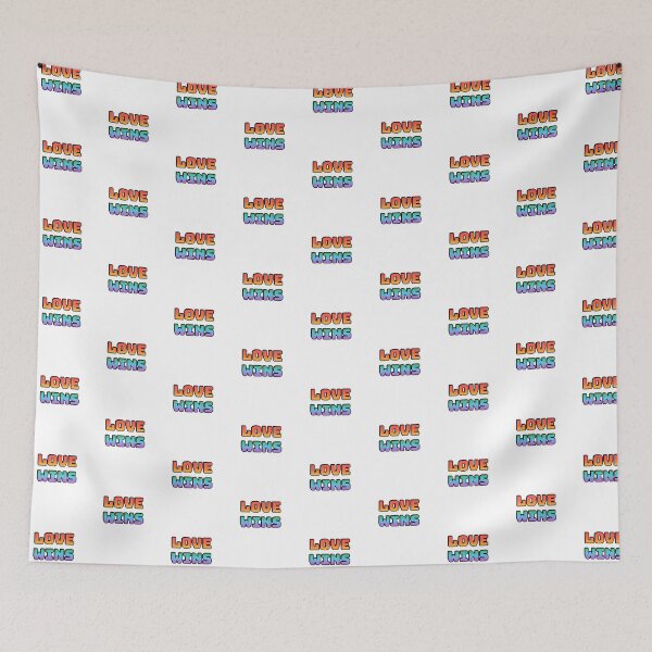 Item preview, LOVE WINS rainbow pride designed and sold by Inspirationmotivation.