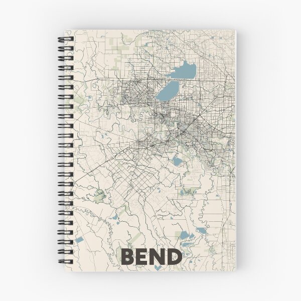 Item preview, Bend Map designed and sold by MapsNerd.