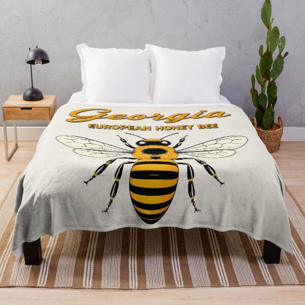 Item preview, Georgia European Honey Bee State Insect Poster designed and sold by The-Drip-Studio.
