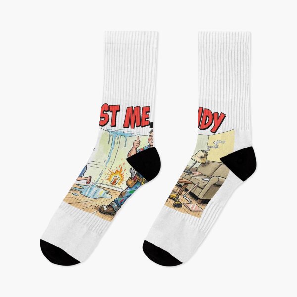 Item preview, Trust Me I'm Handy - DIY Disaster Funny Quote Cartoon designed and sold by Petringo.