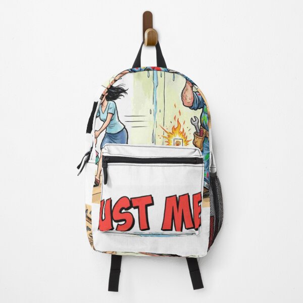 Item preview, Trust Me I'm Handy - DIY Disaster Funny Quote Cartoon designed and sold by Petringo.