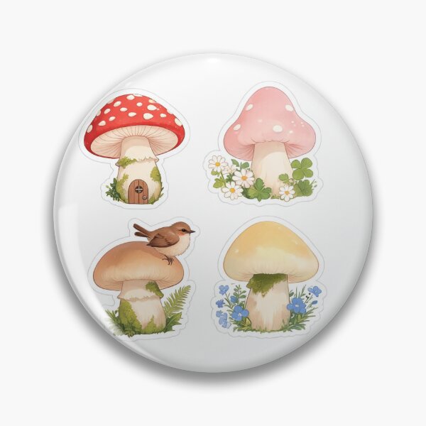 Item preview, Cottagecore Mushroom Forest Sticker Pack designed and sold by Winterp09.