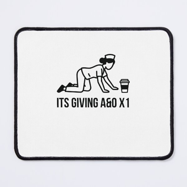 Item preview, Its Giving A O x1 Funny Nurse designed and sold by GCFULLA.