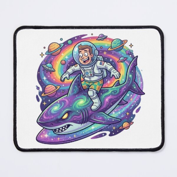 Item preview, Cosmic Shark Rider designed and sold by PixelStyle Studio.