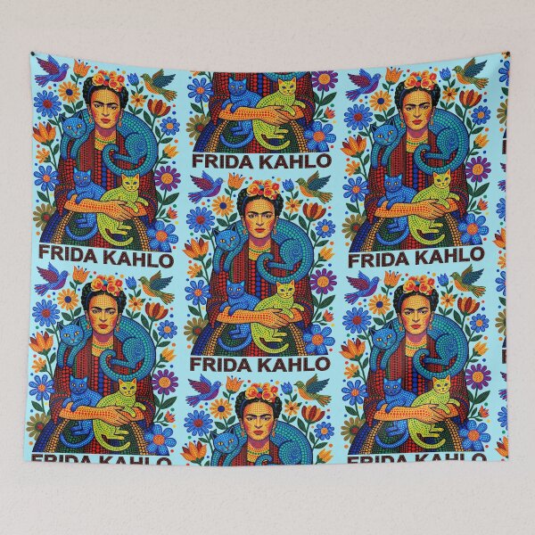 Item preview, Frida Kahlo With  colorful Cats designed and sold by TeeARTHY.