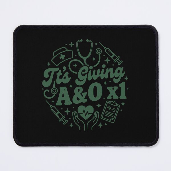 Item preview, Its Giving A O x1 Funny Nurse designed and sold by GCFULLA.