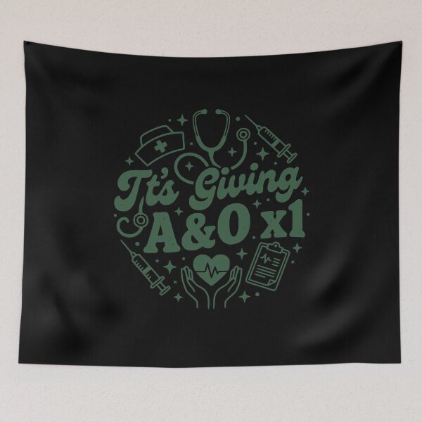 Item preview, Its Giving A O x1 Funny Nurse designed and sold by GCFULLA.
