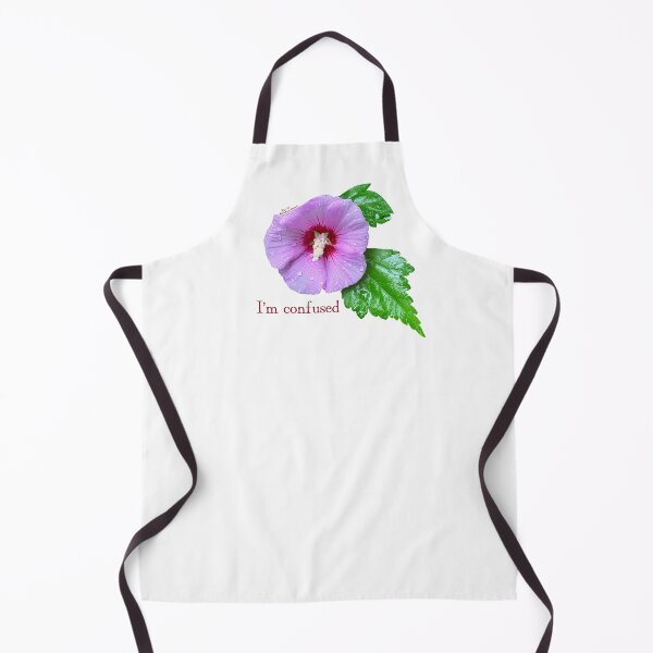 Item preview, I’m confused, Purple flower with leaves designed and sold by Josephine Ethereal.