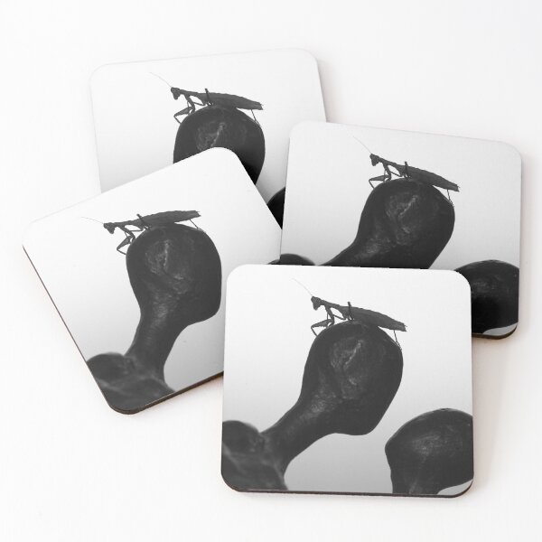 Item preview, The Sentinel Minimalist Black and White Insect Photography designed and sold by Kadir Murat Tosun.