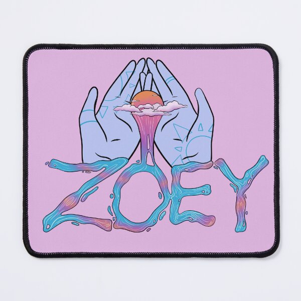 Item preview, Zoey Name Art designed and sold by AvalonUnmuzzled.