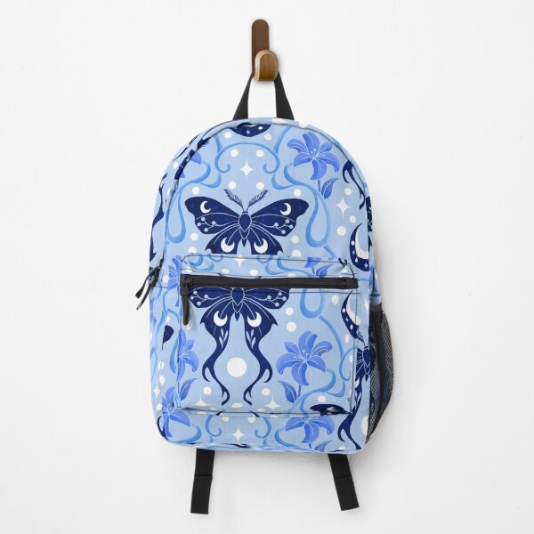 Item preview, Blue Celestial Lunar Moth Pattern designed and sold by Hxrtstrings.