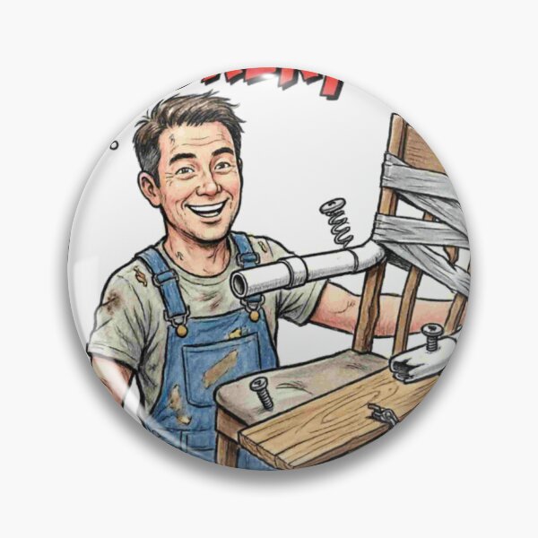 Item preview, It's Not Broken It's Custom - DIY Disaster Funny Quote Cartoon designed and sold by Petringo.