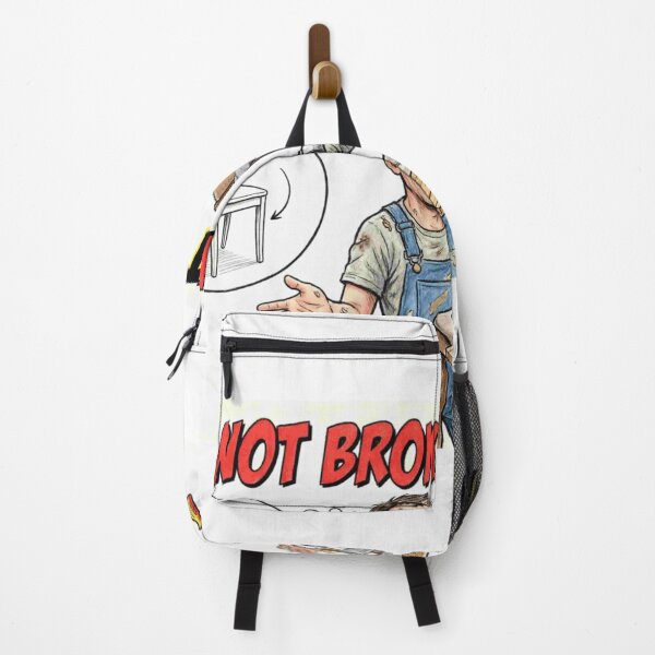 Item preview, It's Not Broken It's Custom - DIY Disaster Funny Quote Cartoon designed and sold by Petringo.