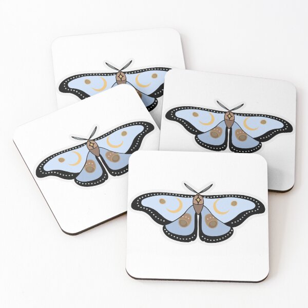 Item preview, Moonflower Moth designed and sold by Cursed By Moonlight.