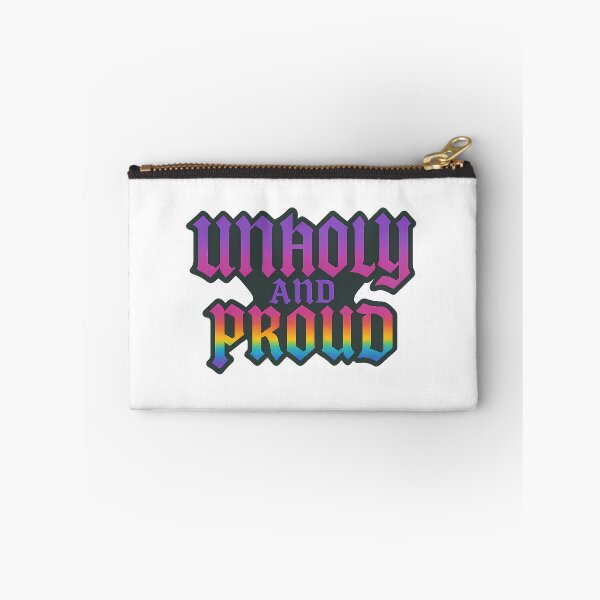 Item preview, Unholy and Proud - Goth Gothic Blackletter Queer Pride designed and sold by Haus Of Sin.